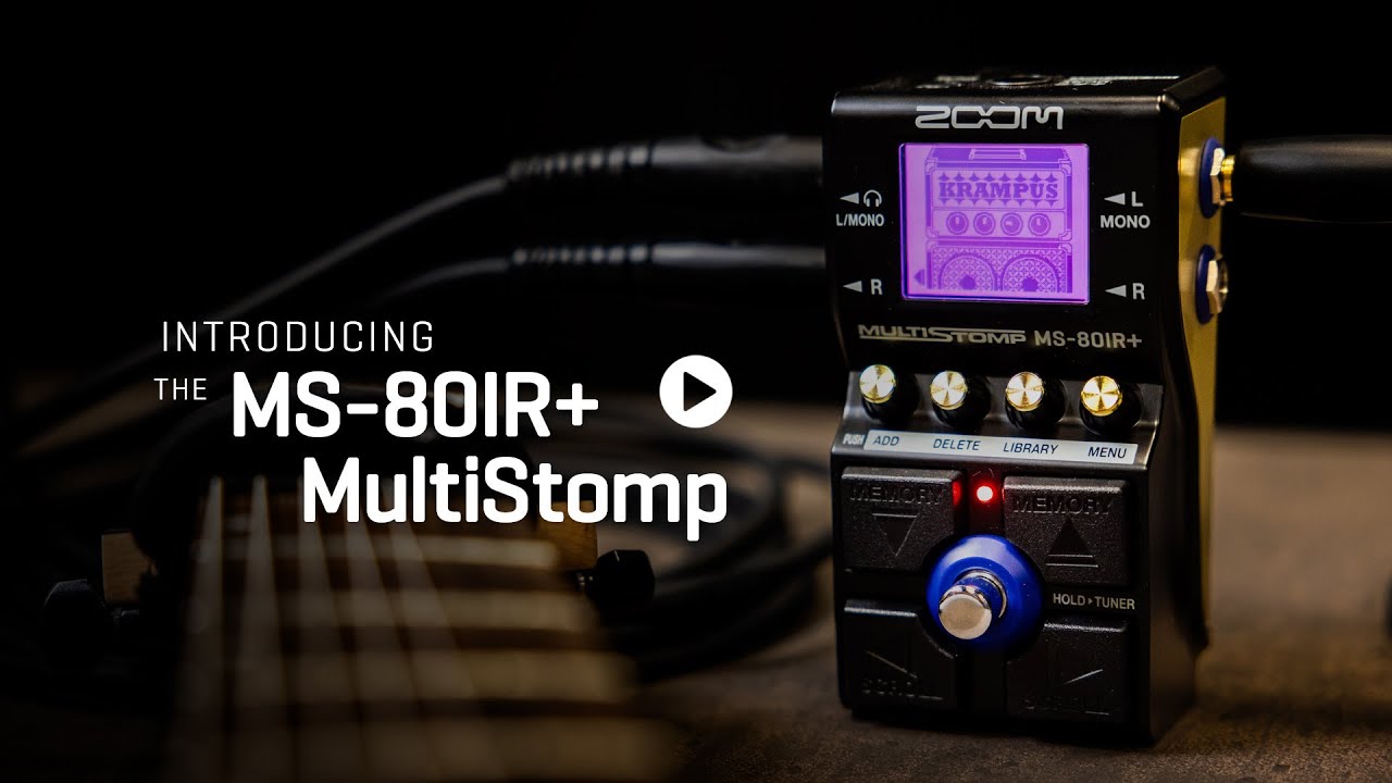 Introducing the Zoom MS-80IR+ MultiStomp