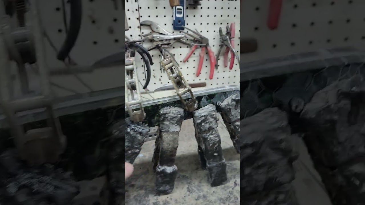Daily Grind Russell Orc Sword Handle Glued on. Time to Shape