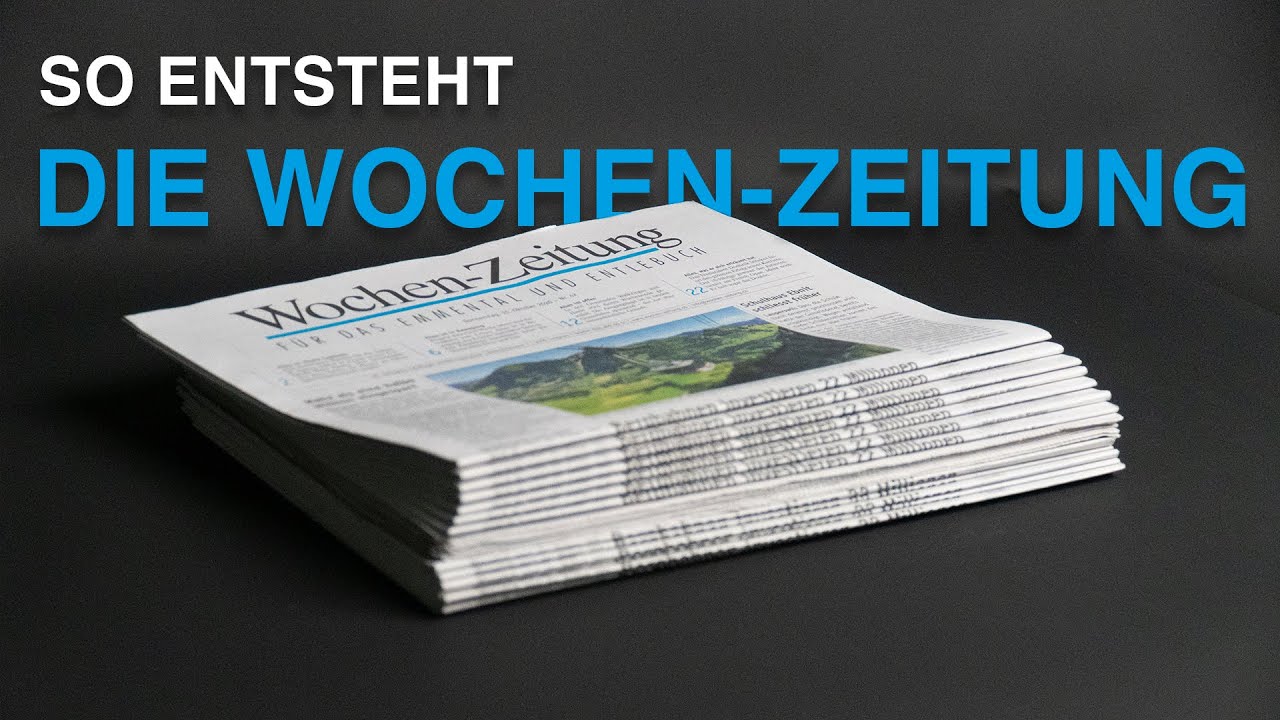 So entsteht die Wochen-Zeitung