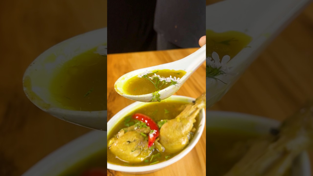 healthy chicken leg soup #shorts