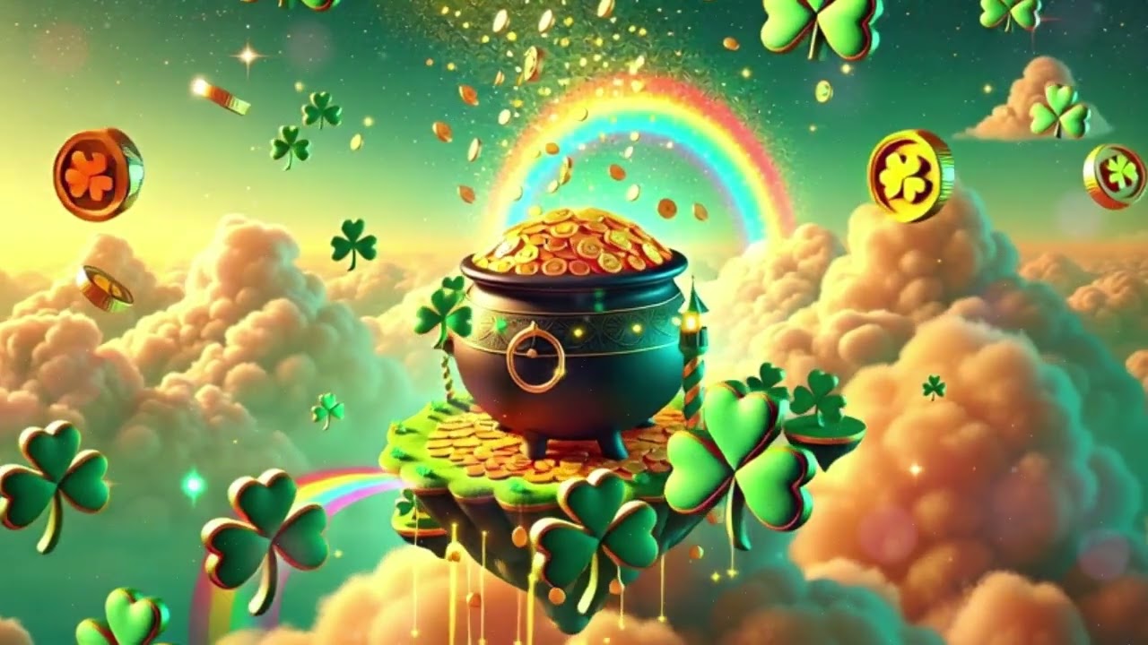 Soft Jazz & St. Patrick’s Day Pot of Gold in the Sky 🍀 Background Music to Relax, Work or Study