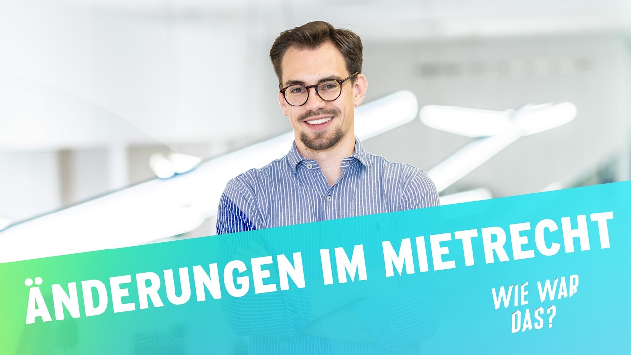 Mietrechtsgesetz: Das ist neu! | Wie war das? - Podcast