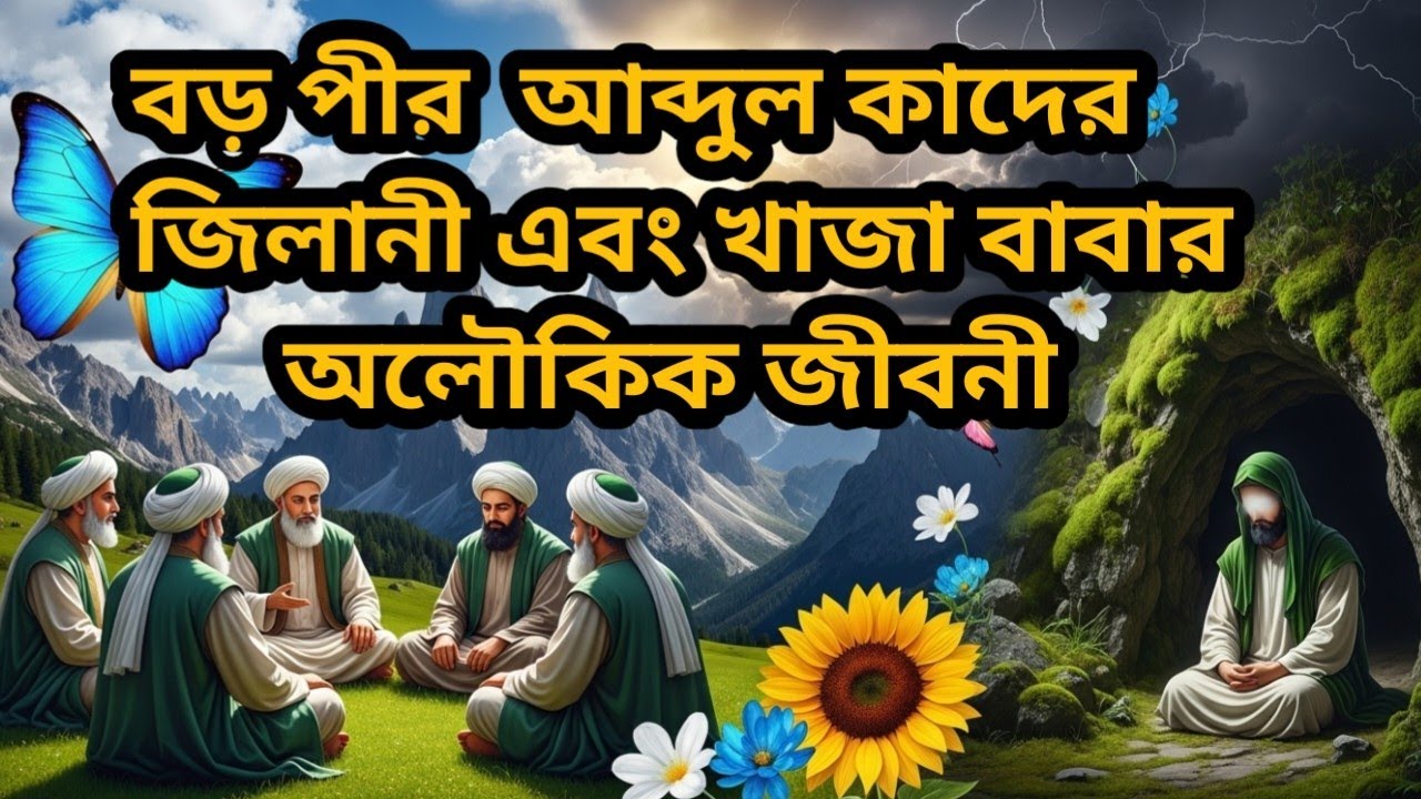 বড় পীর আব্দুল কাদের জিলানী এবং খাজা মইনুদ্দিন চিশতী রহ এর জীবনী। বড় পীরের কারামত । খাজা বাবা