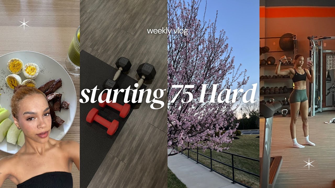 First Week on 75 Hard Challenge | Workouts, Healthy Habits, Lash Appointment & Real Talk