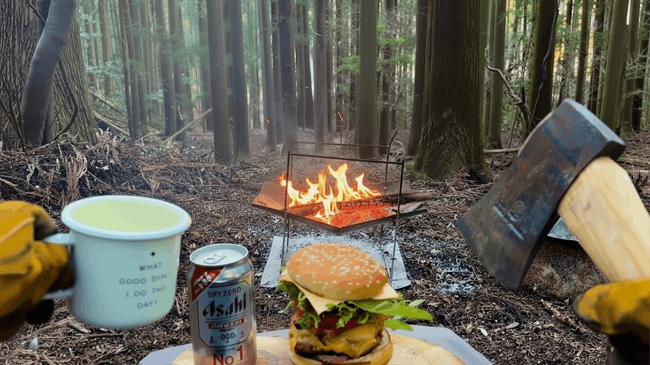 森で過ごす静かなソロキャンプ｜Quiet Solo Camping in Japan