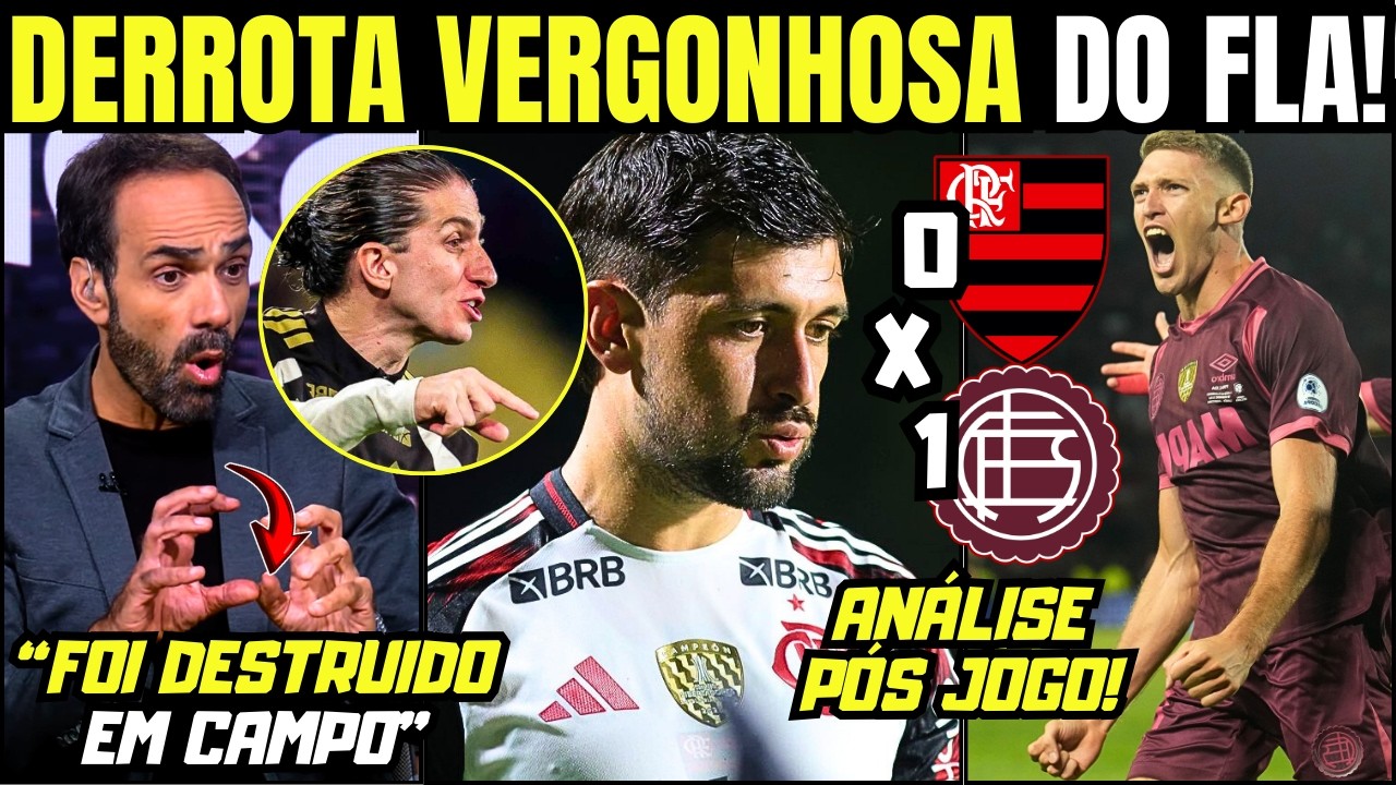 😱DERROTA LIGA ALERTA NO FLAMENGO! FLAMENGO 0X1 LANUS NA RECOPA | veja análise da ESPN BRASIL!