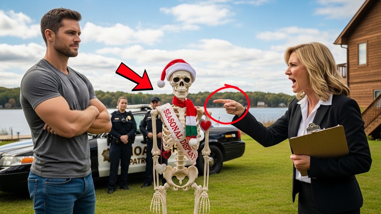 Karen Complained About My Halloween Decor, So I Left a 12 Foot Skeleton Up Year Round!