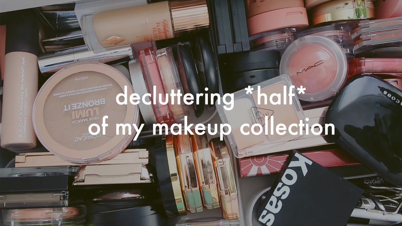 HUGE MAKEUP DECLUTTER | reviewing my entire makeup collection
