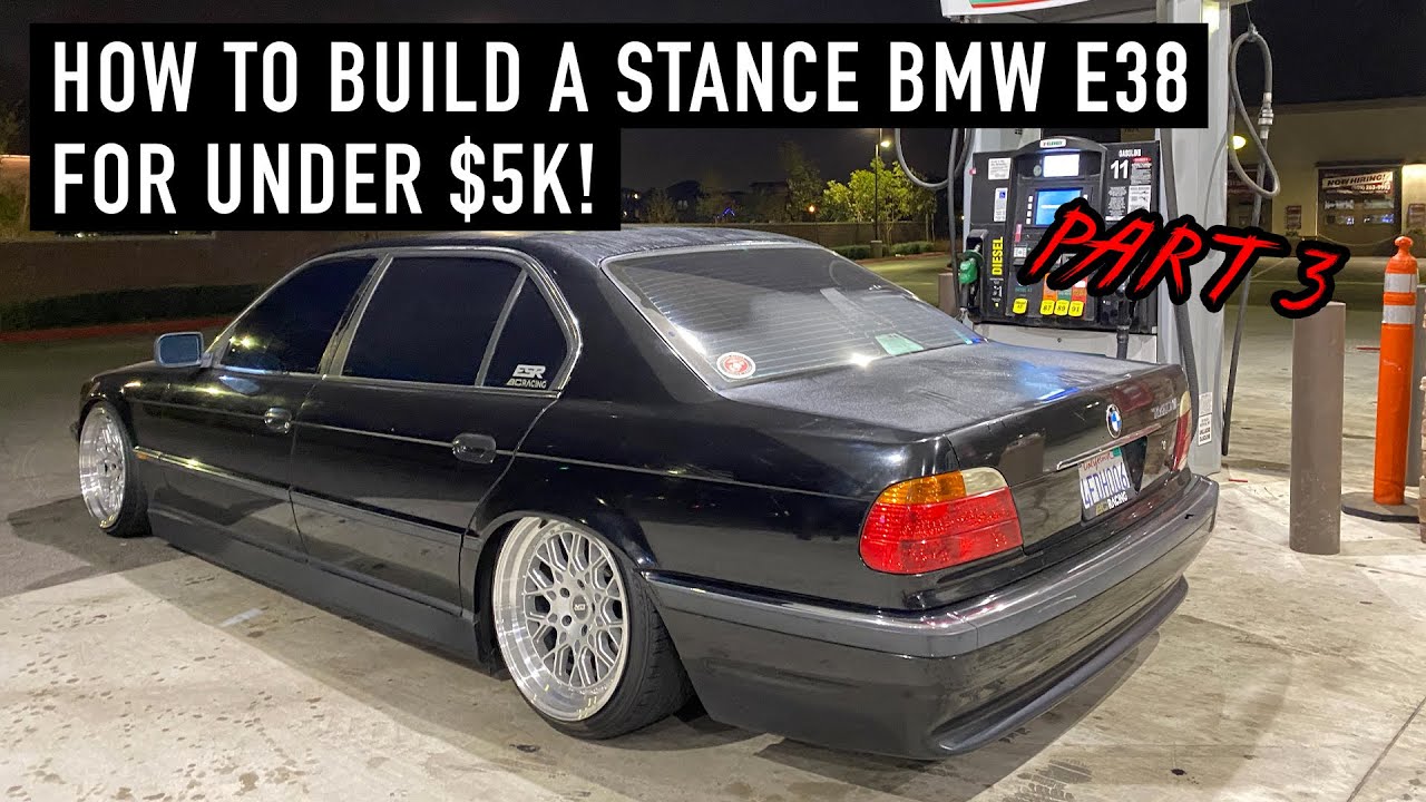 КАК СДЕЛАТЬ STANCE ДЛЯ BMW E38 МЕНЕЕ ЧЕМ ЗА 5 ТЫСЯЧ ДОЛЛАРОВ! ЧАСТЬ 3