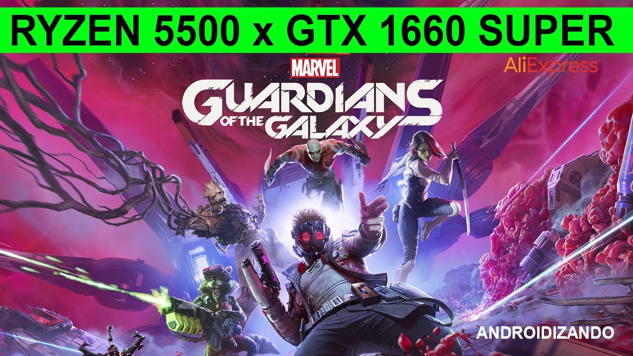 RYZEN 5500 X GTX 1660 SUPER - Marvel's Guardians of the Galaxy 1080p