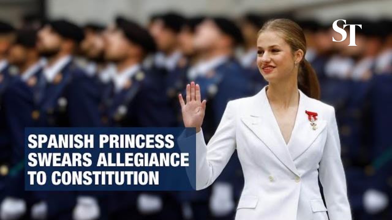 Spanish princess swears allegiance to constitution