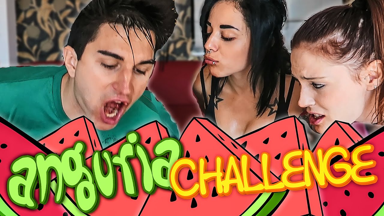 LASABRIGAMER E VIOLET MI SFIDANO NELL' ANGURIA CHALLENGE!!