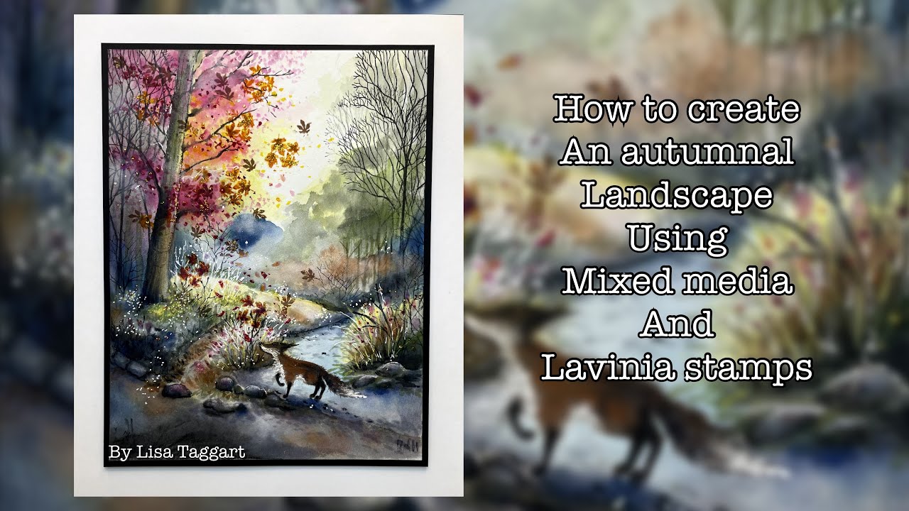 «Осень» — марки Lavinia — смешанная техника