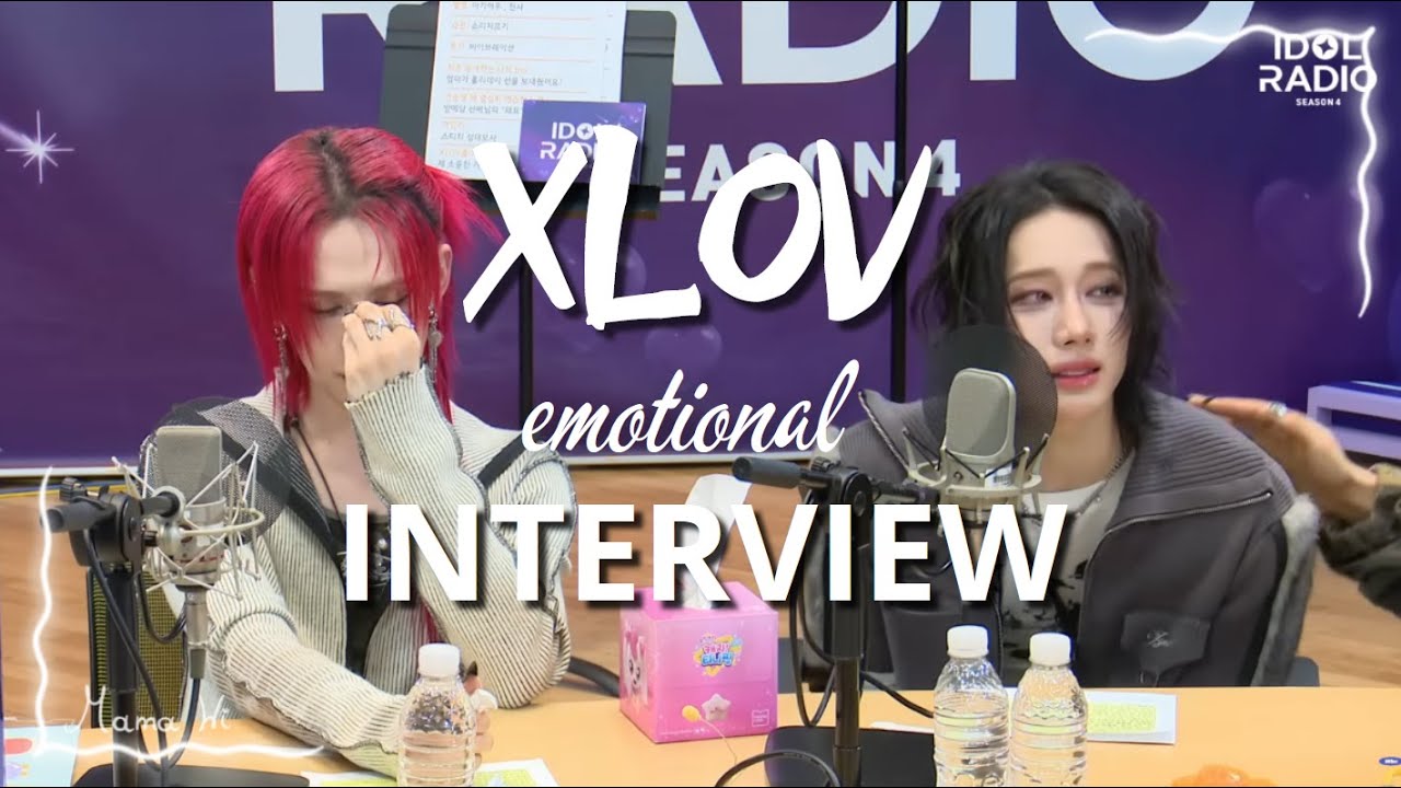 XLOV emotional interview moment from IDOL RADIO (eng sub)