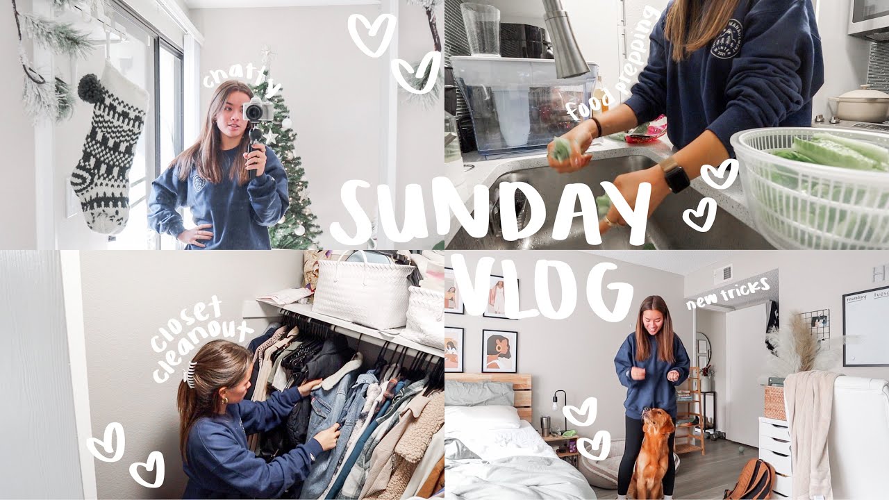 SUNDAY IN MY LIFE: chatty vlog, major closet cleanout, huge target haul & more!