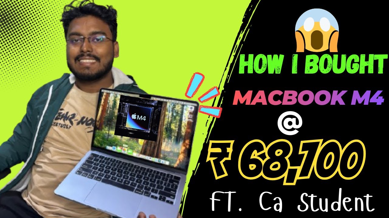 How I Bought MacBook M4 for ₹68,700 😱 | CA Student | Apple Student Discount 🧿