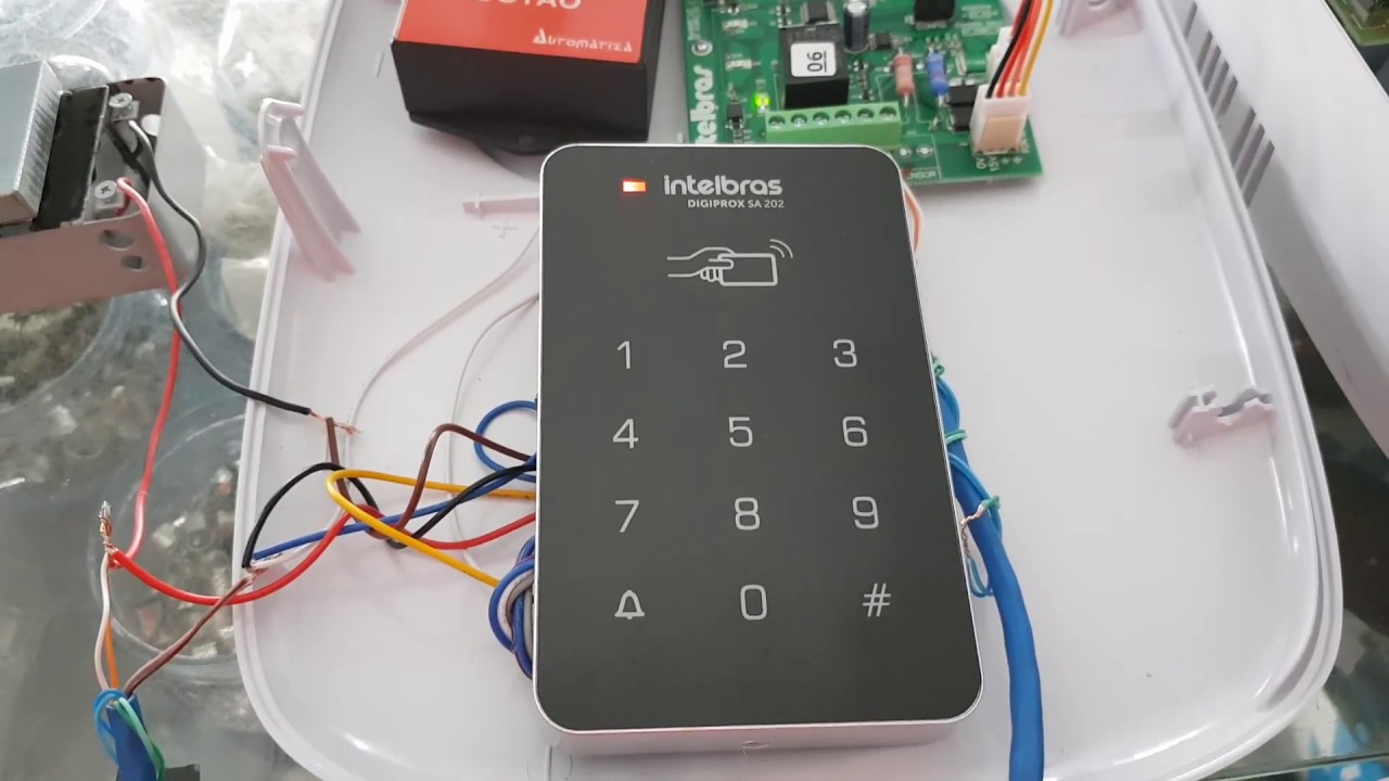 COMO LIGAR CONTROLE DE ACESSO SA 202 INTELBRA + AUTOMATIZA - AULA PRATICA E FACIL APRENDIZADO