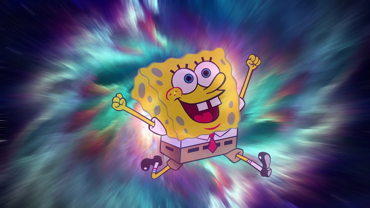 Shooting stars meme through space (Spongebob Version)