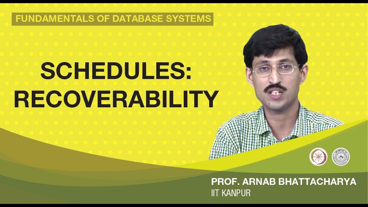 Schedules: Recoverability