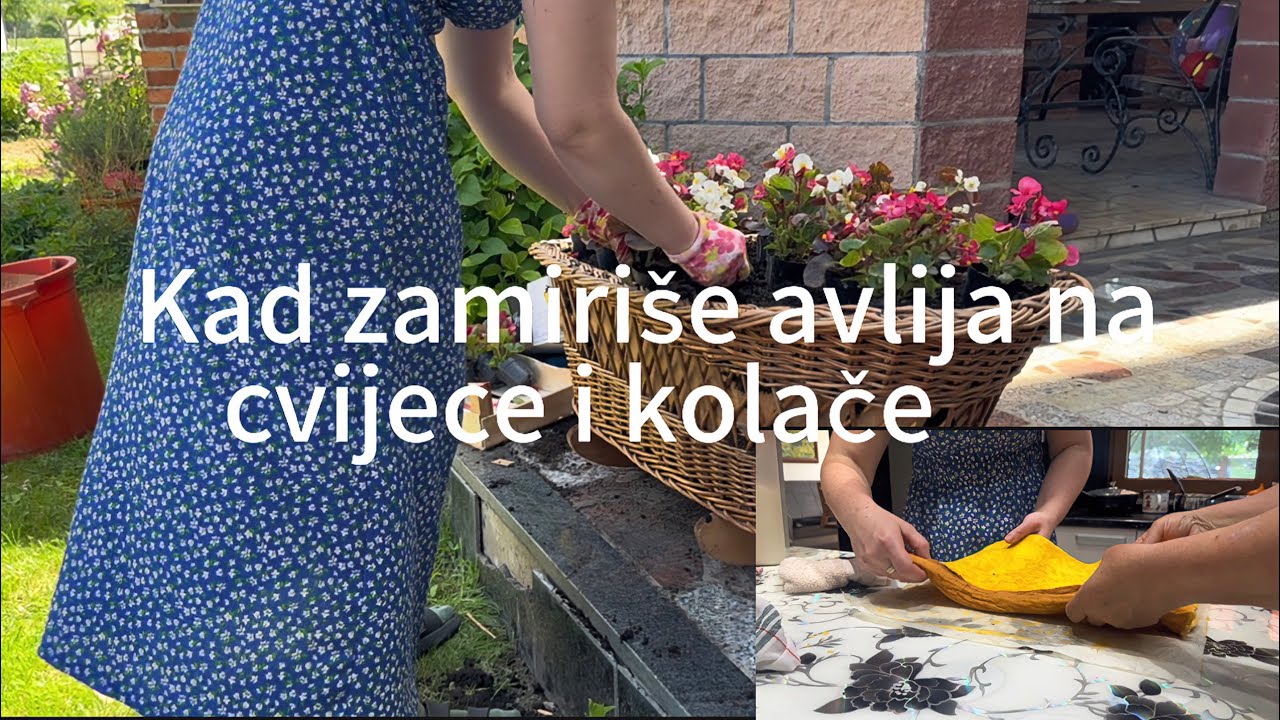Kad ZAMIRIŠE AVLIJA NA CVIJEĆE I KOLAČE/SVEKRVA I SNAHA pripremaju SLATKU BAJRAMSKU SOFRU🌿