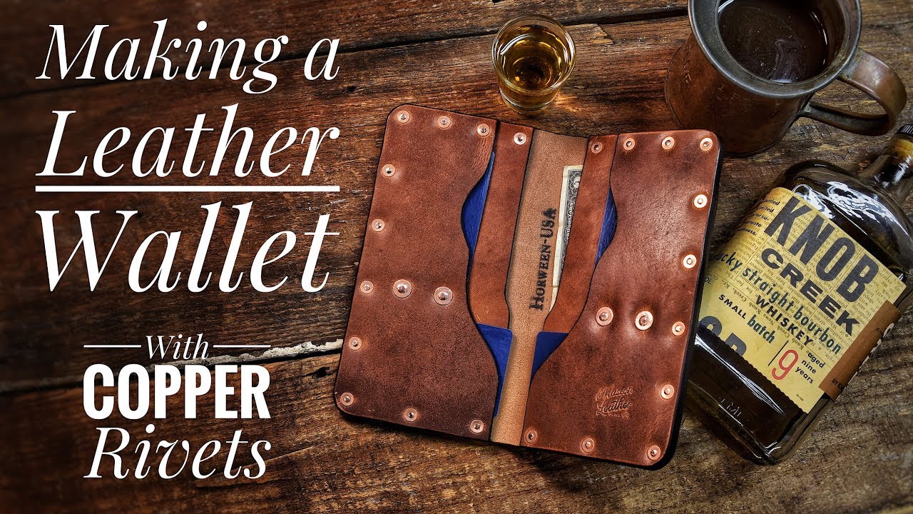 Making a Leather Wallet - The Tall Tennyson, Bradbury Edition