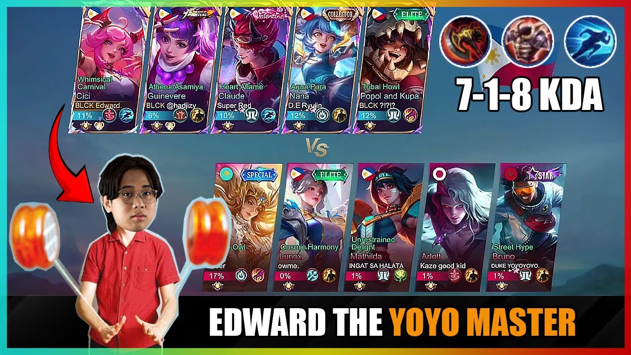 TOP GLOBAL CICI, EDWARD THE YOYO MASTER 🪀 | MLBB