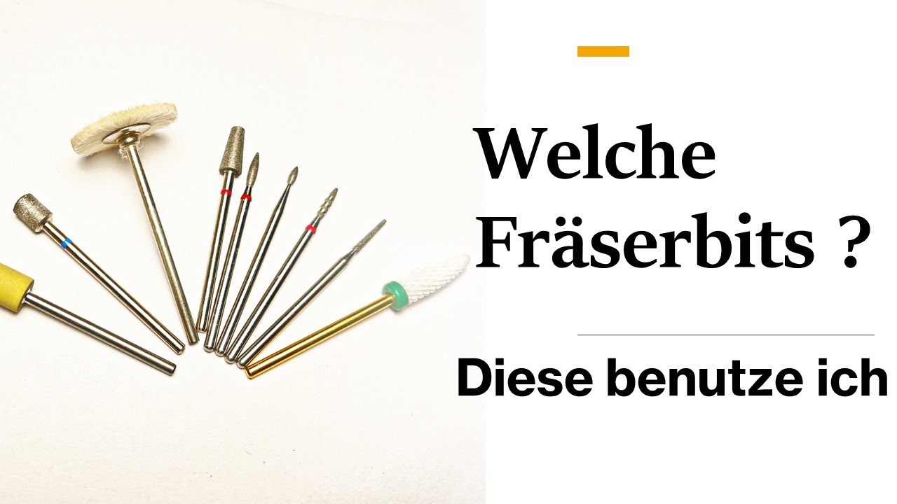Welche Fräserbits ? // Diese benutze ich
