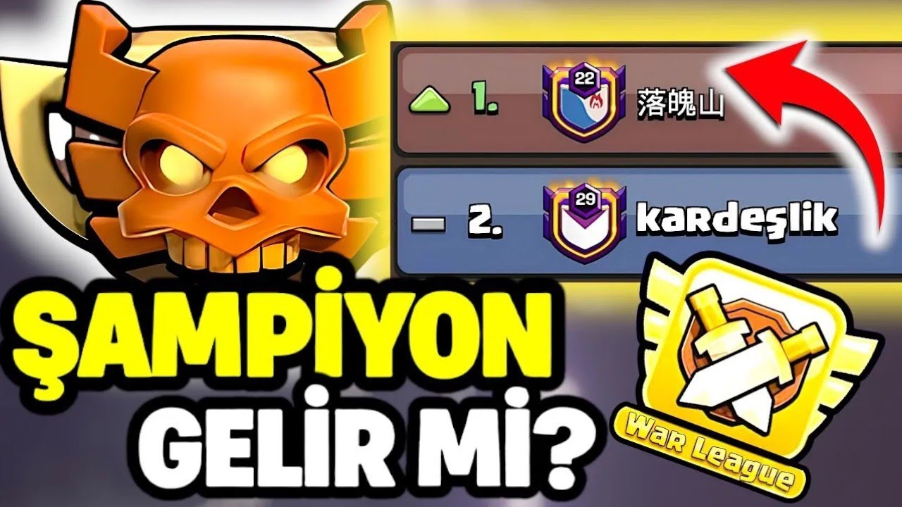 YENERSEK ŞAMPİYONUZ !! 1 ADAM 11 HESAP | CLASH OF CLANS