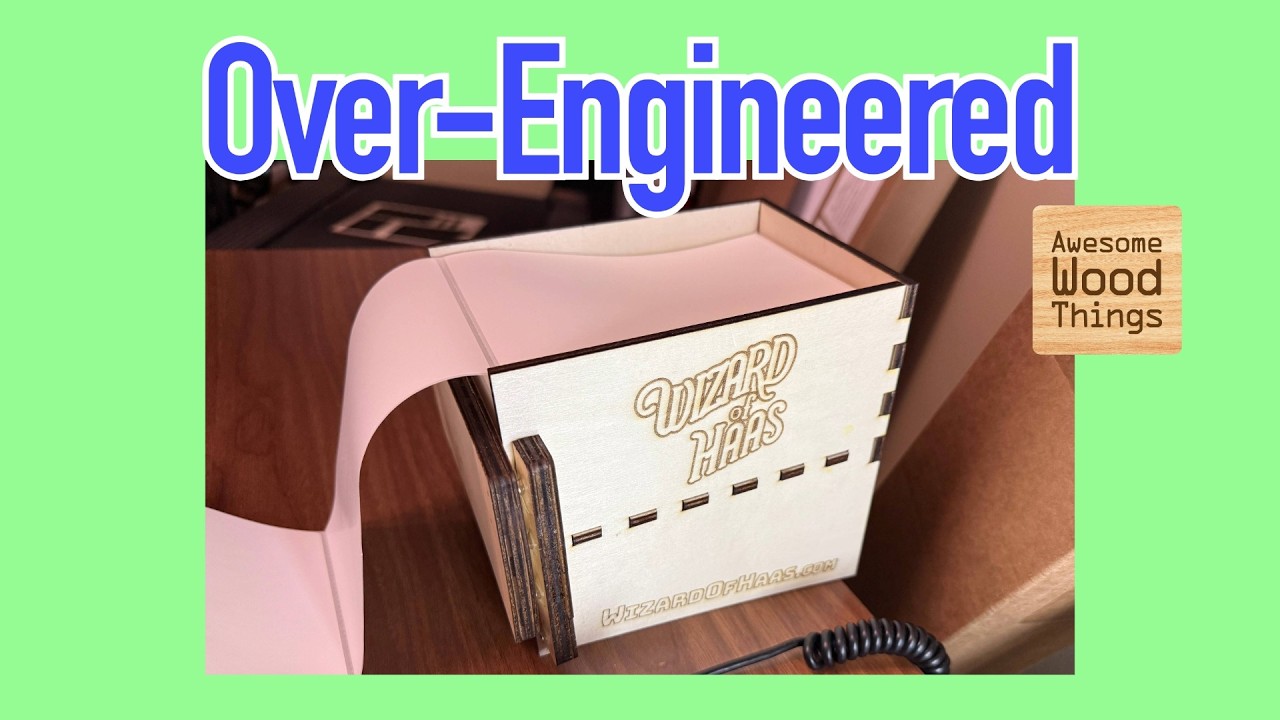 Over-Engineered Shipping Label Holder