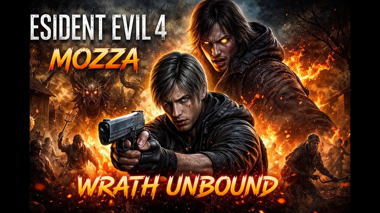 RESIDENT EVIL 4 MOZZA WRATH UNBOUND LANÇAMENTO PS2#12 infinita ate zerar.