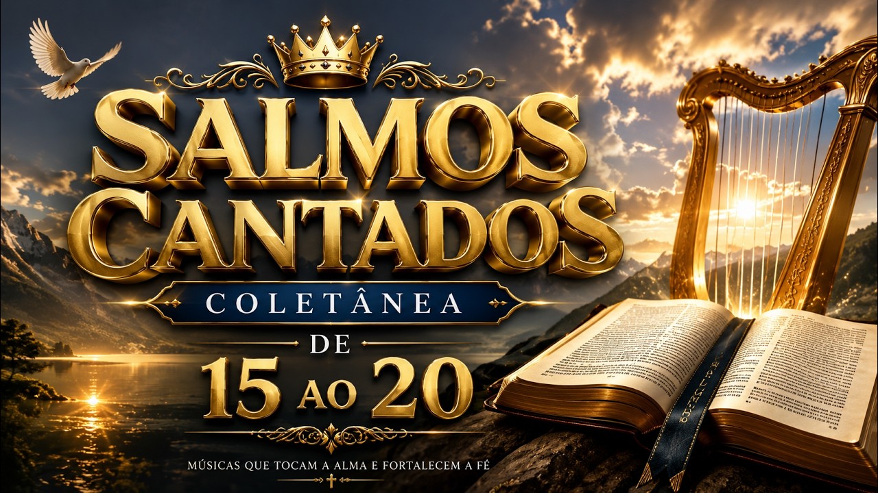🕊️ SALMOS 15 AO 20 | Louvor Profético de Proteção, Refúgio e Vitória em Deus #salmos #gospelmusic