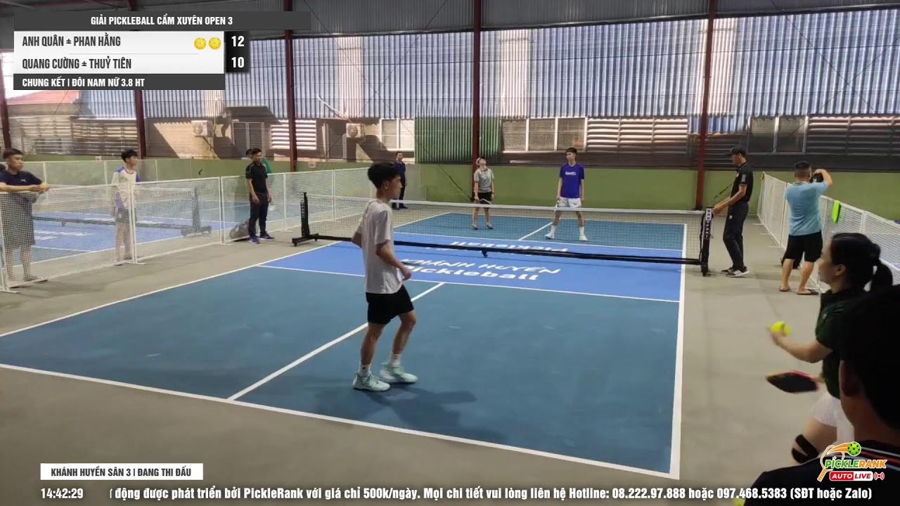 🔴Quang Cường + Thủy Tiên vs Anh Quân + Phan Hằng | Chung Kết Cẩm Xuyên Open 3 - Đôi Nam Nữ 3.8 HT