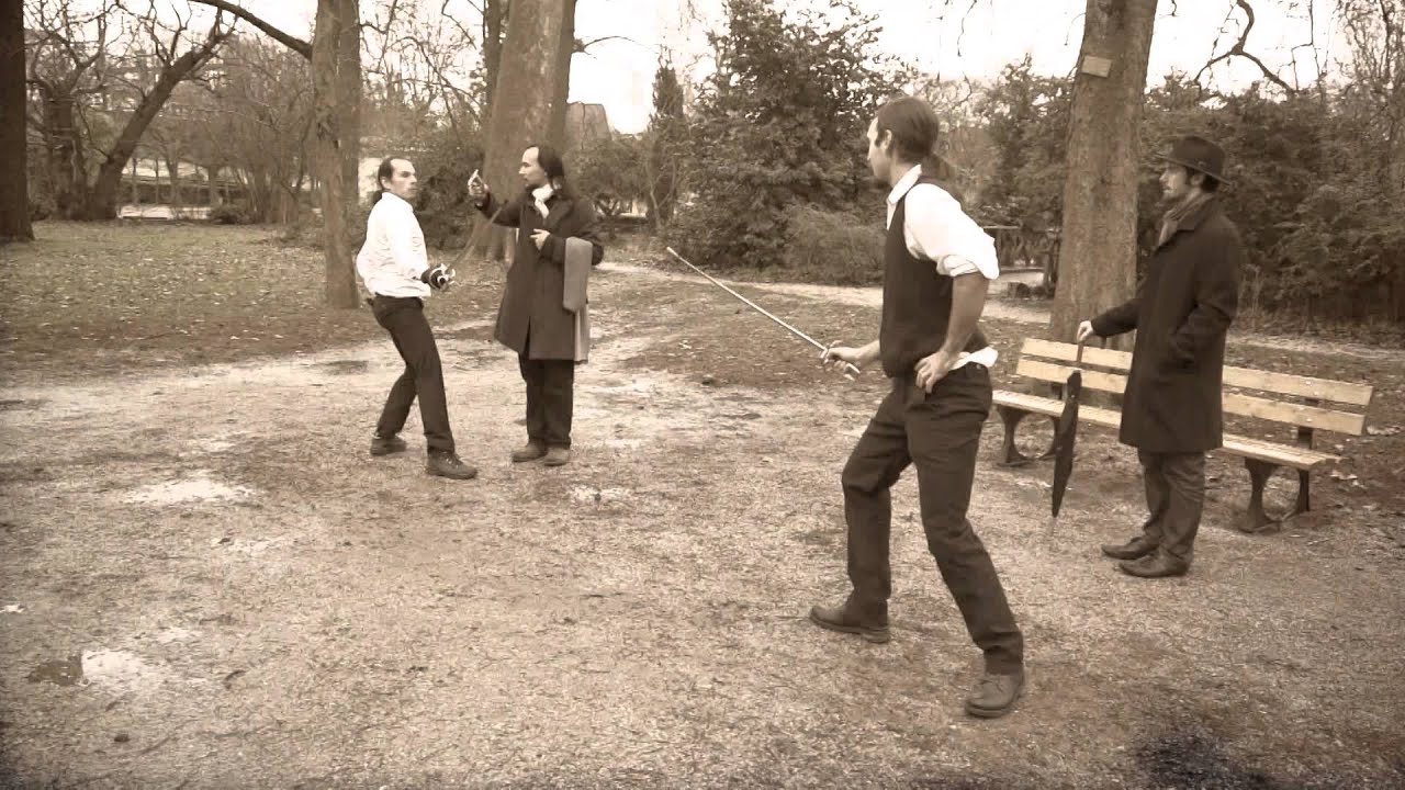 Duel au jardin botanique de l'arquebuse de Dijon