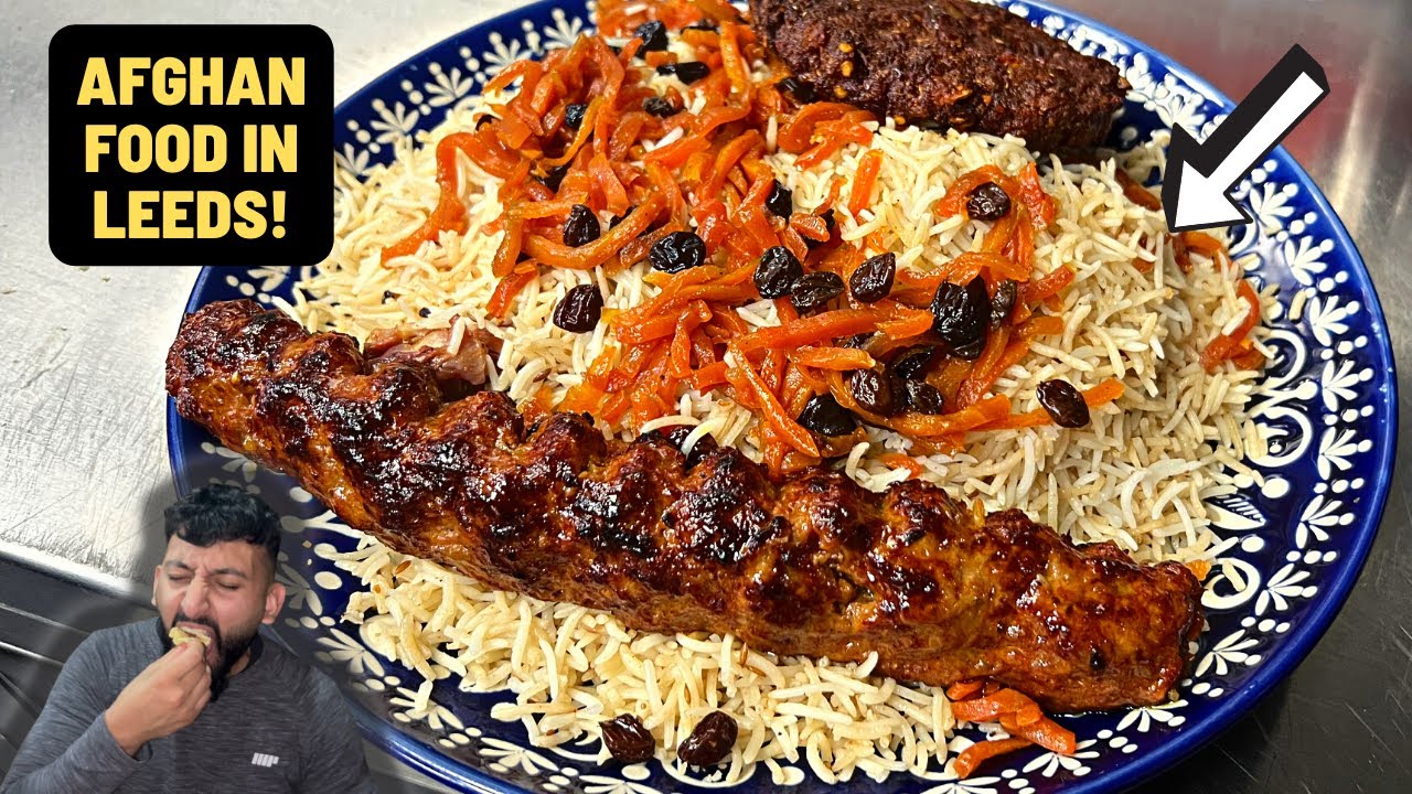 AFGHAN FOOD IN LEEDS! CHAPLI KEBABS, AFGHANI PILAU AND KOBEDA KEBAB - CHOPAN LEEDS!