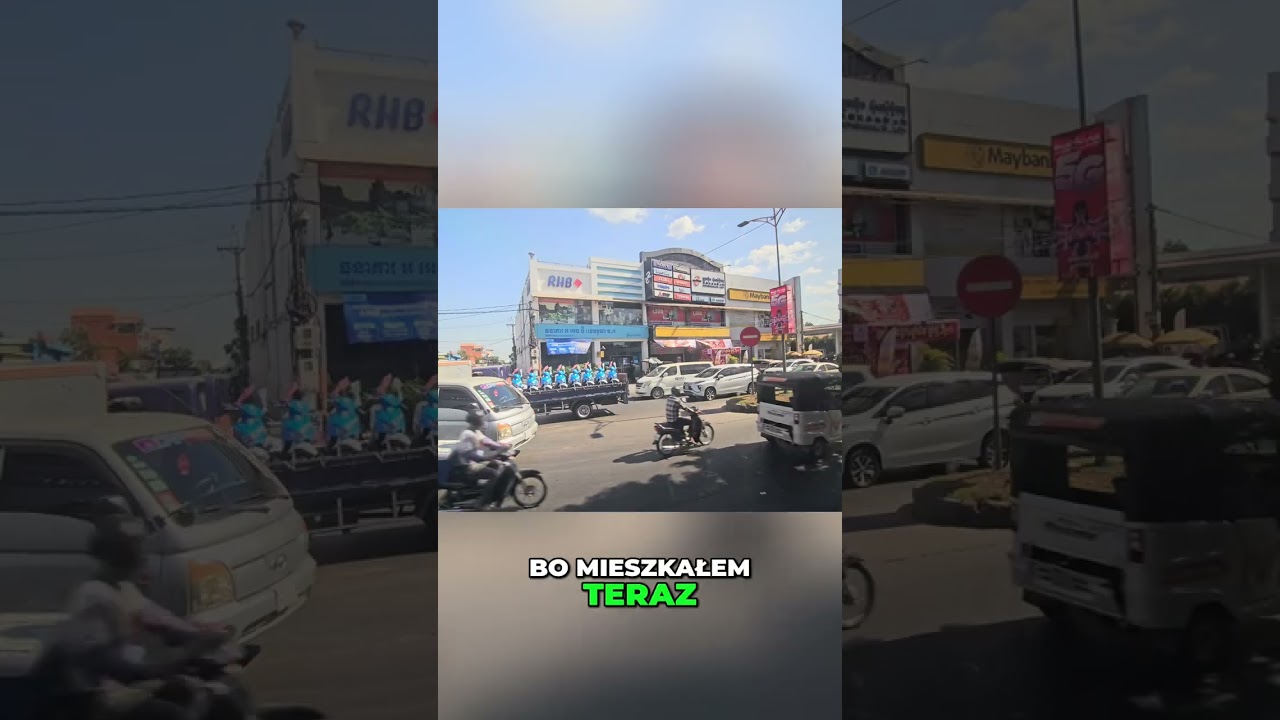 Kambodża: Pierwsze wrażenia z Phnom Penh - miasto w akcji! #shorts