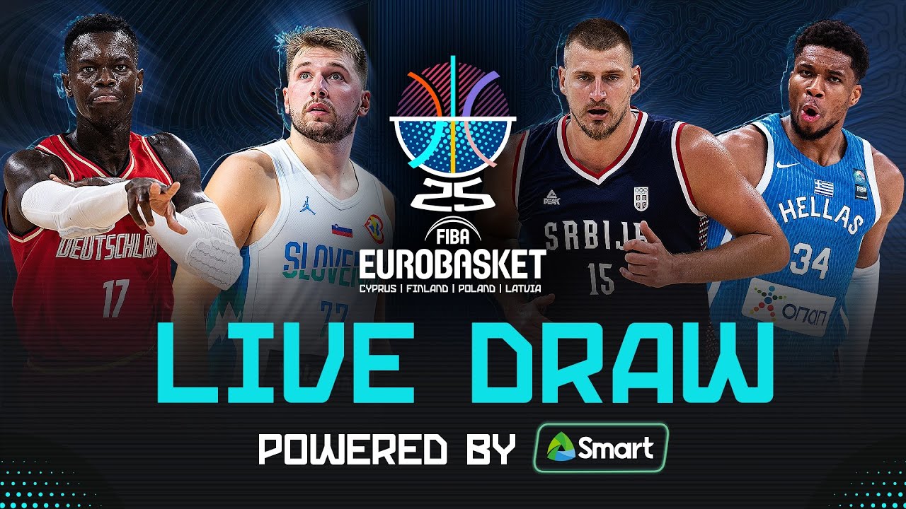 FIBA EuroBasket 2025 | LIVE DRAW