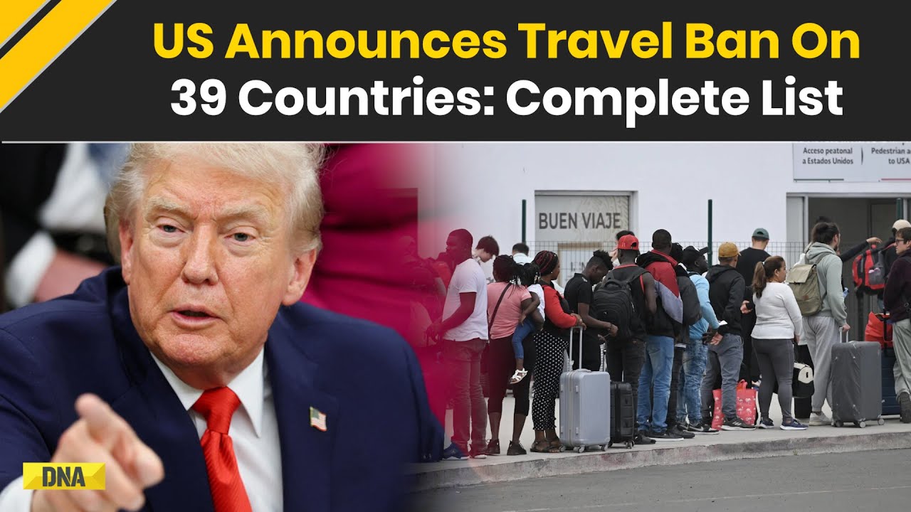 US News: United States Announces Travel Ban On 39 Countries, Check Complete List | Trump News
