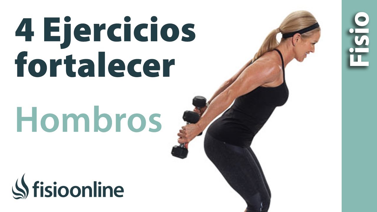 4 EJERCICIOS para FORTALECER los HOMBROS