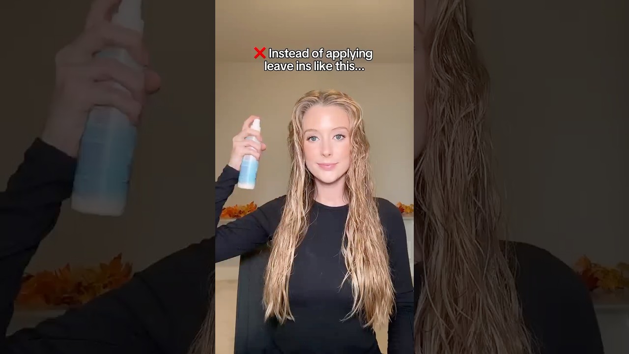 How to apply leave in conditioner like a pro!