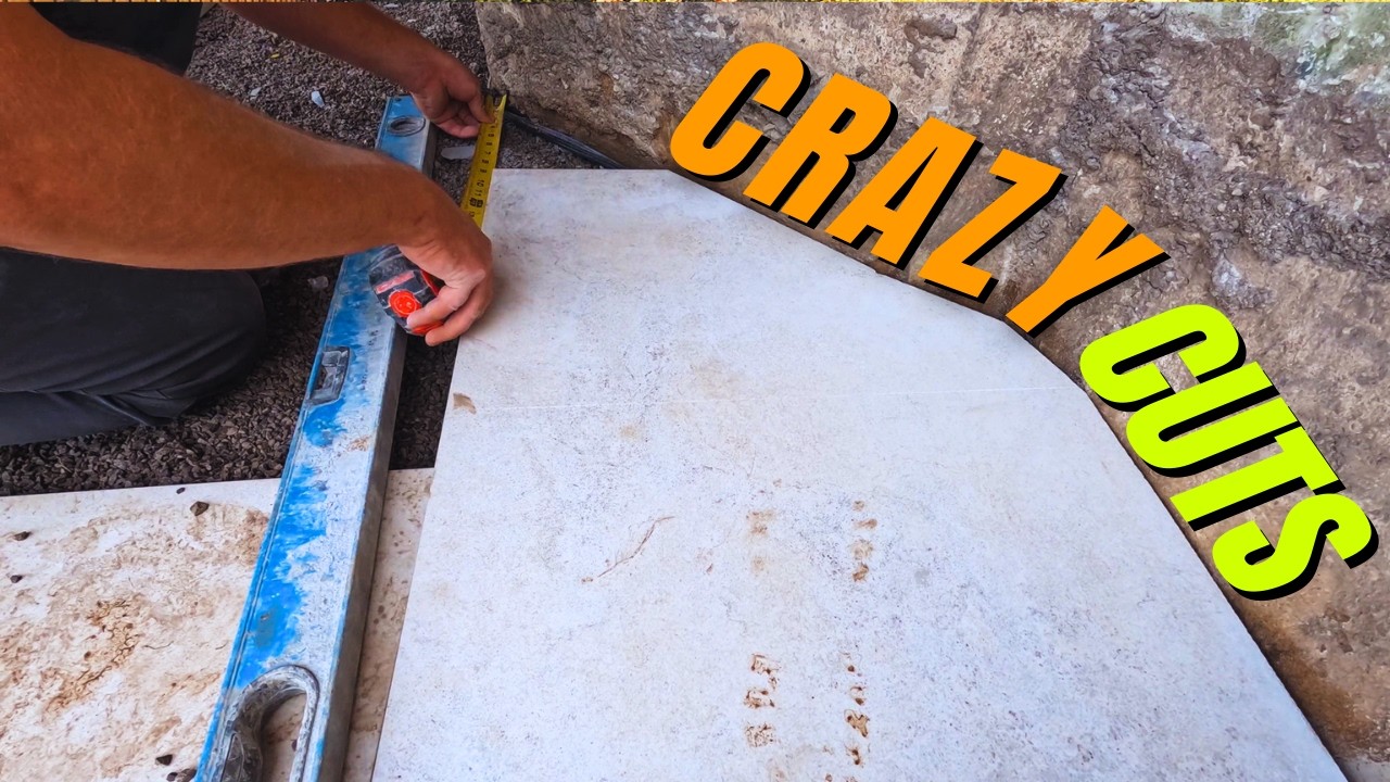 $3,000 Worth of Cuts on a Porcelain Patio