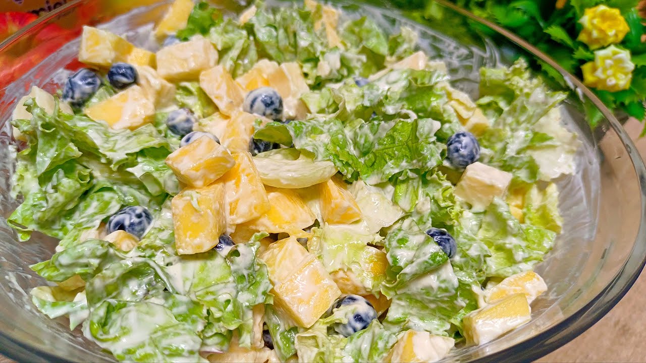 🥬🍎 Disfruta la Navidad sin remordimientos con esta Ensalada FÁCIL, SALUDABLE Y DELICIOSA 💥