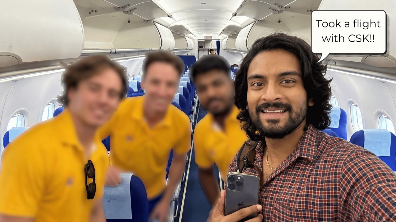 Wszystko, co zjadłem lecąc z CSK!! 🍛✈️