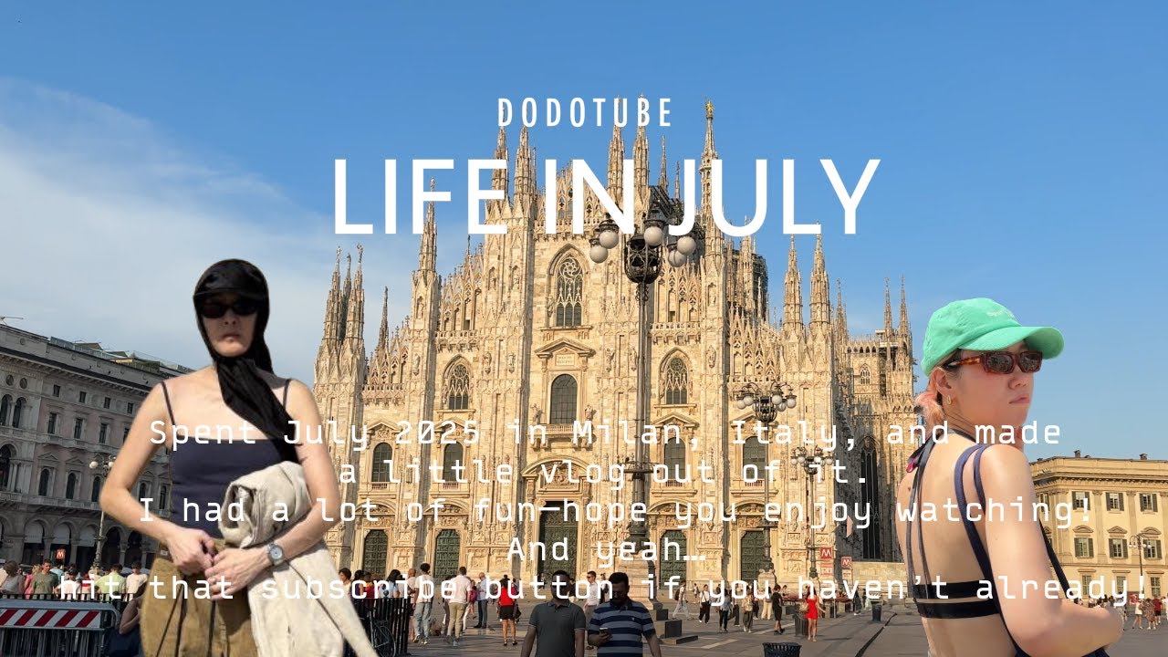【Vlog：July 2025】マリナと過ごしたイタリア