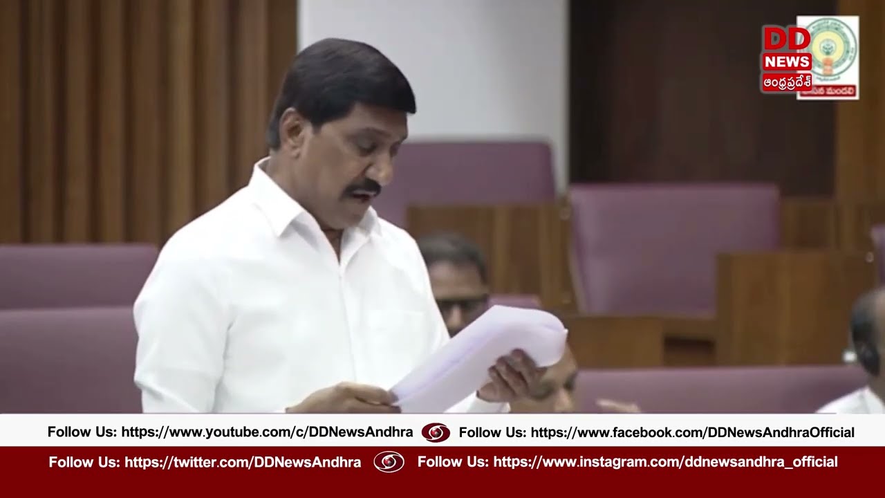 AP Council | Minister of Infrastructure and Investment, BC Janardhan Reddy on privatization of ports