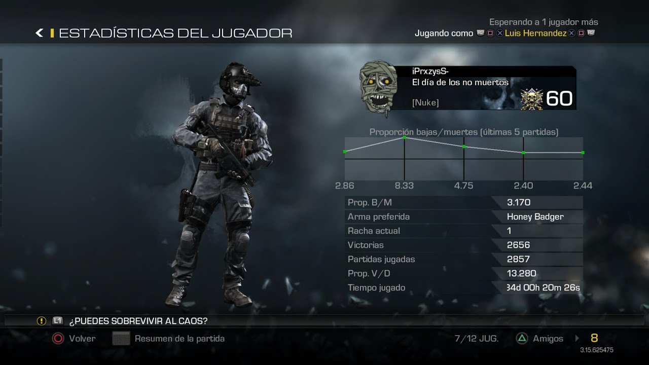 CoD Ghost PS5 Live