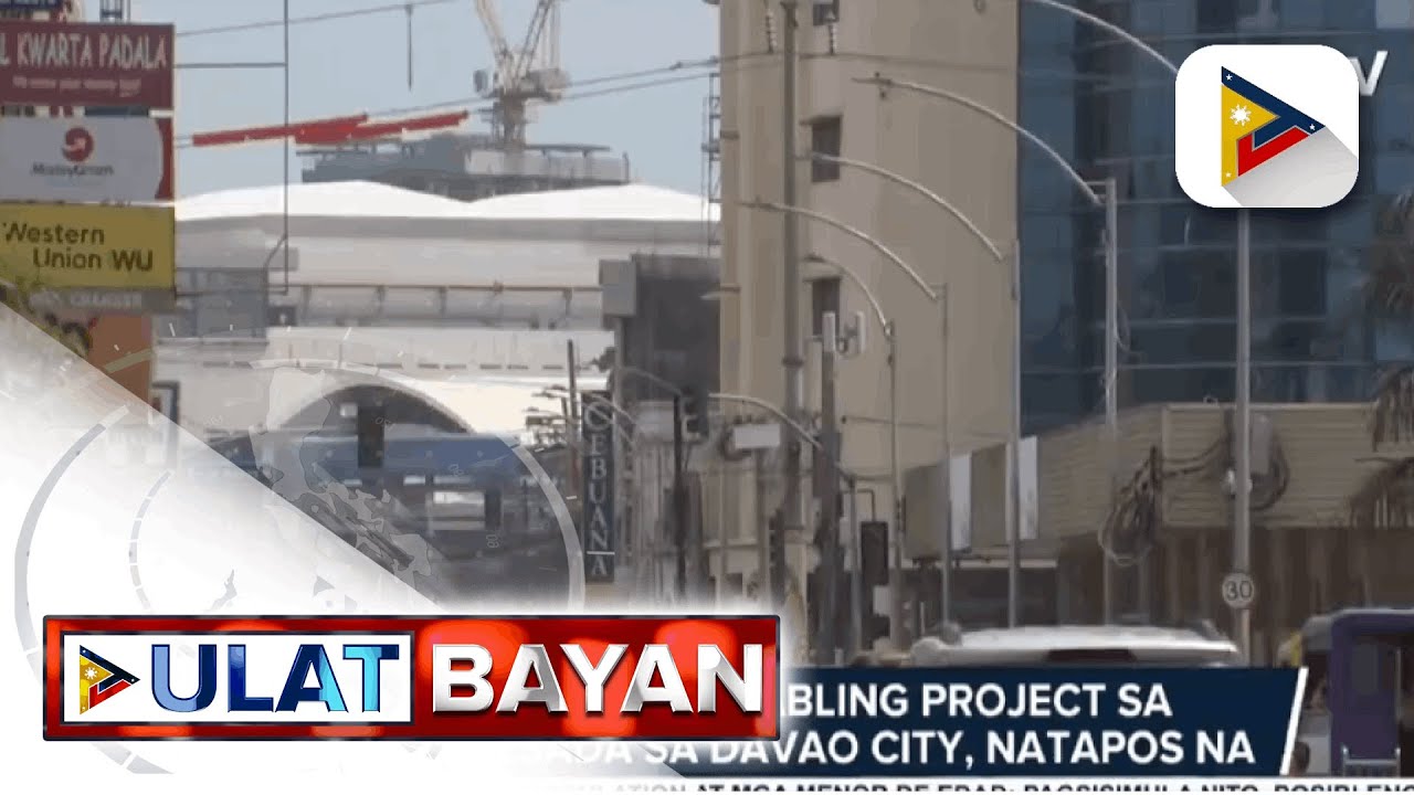 Underground Cabling Project sa ilang kalsada sa Davao City, natapos na