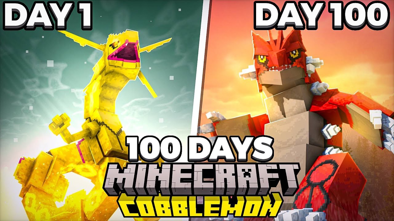 I Found Ultra Golden Rayquaza in Cobblemon 100 Days!