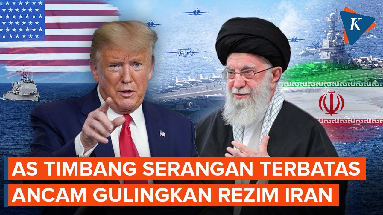 Trump Timbang Opsi Serangan Terbatas, dan Ancam Gulingkan Kepemimpinan Iran