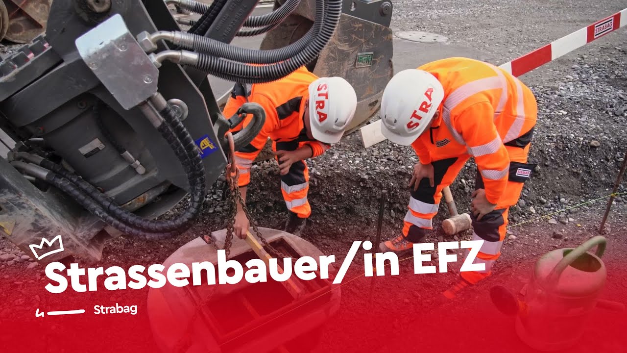 Bau deine Karriere: Lehre als Strassenbauer/in EFZ - STRABAG AG | Lehrstellenvideo | Yousty