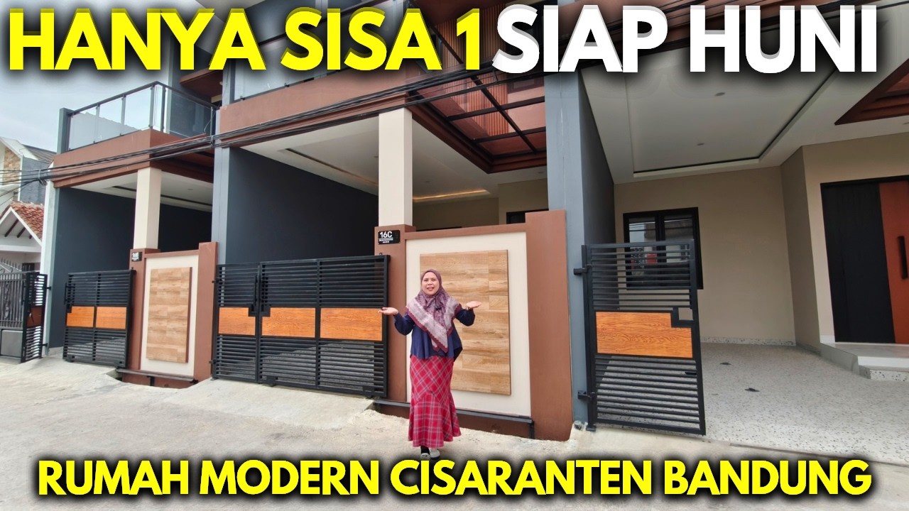 SISA 1 UNIT‼️ Rumah Baru 2 Lantai di Cisaranten Kulon Bandung – SHM, Bisa KPR, Harga 1,5 M-an!